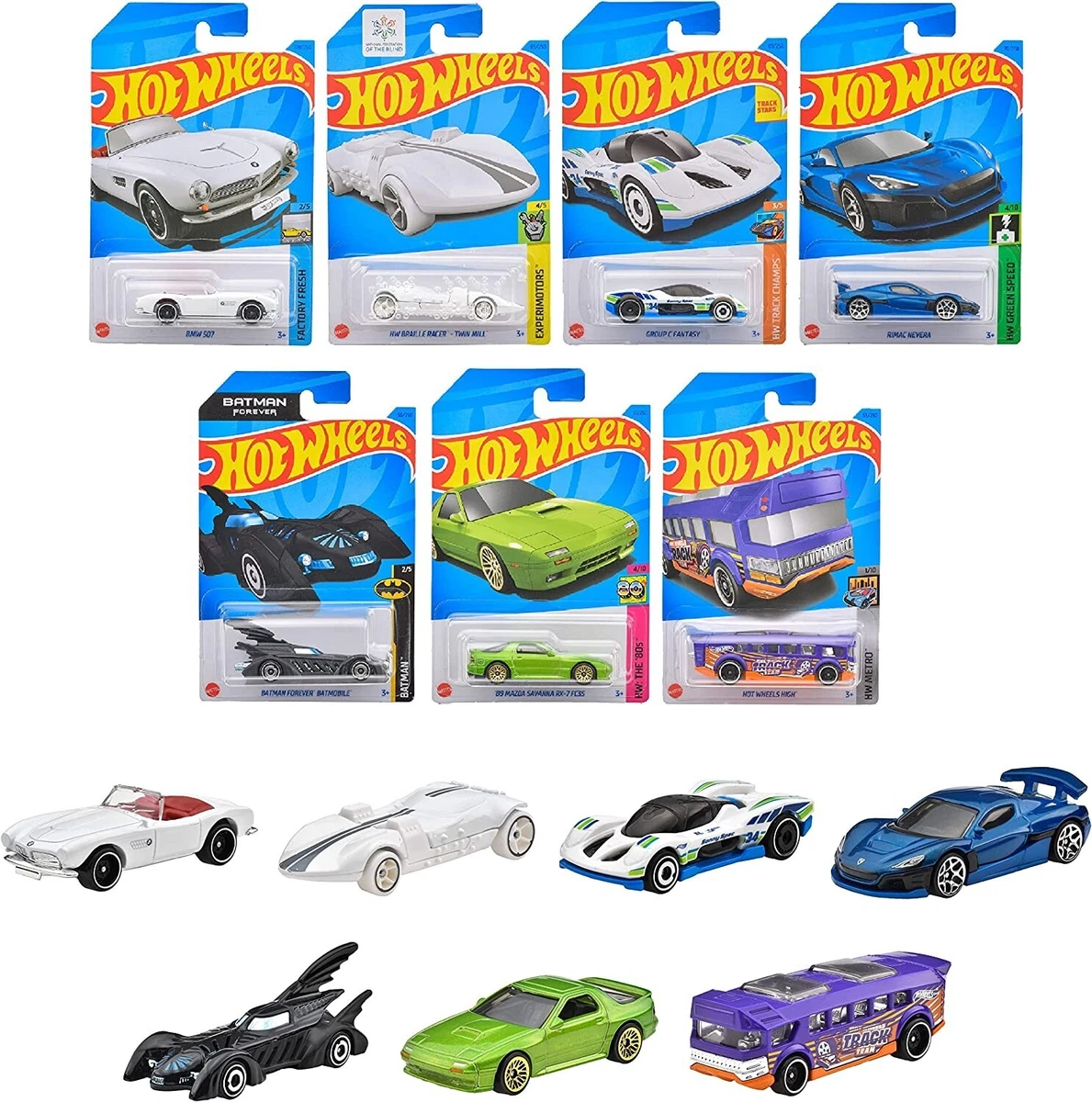 Hot Wheels Basic Car Assortment 36 Mini Cars 98KD C4982 Matel