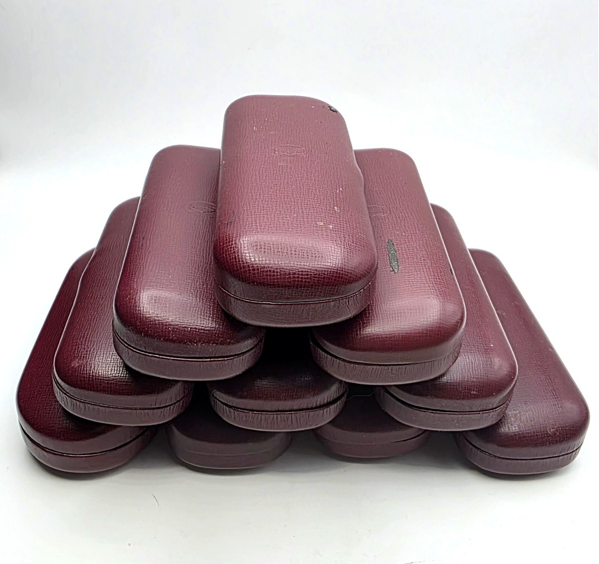 Vintage Cartier Hard Case Red Leather Eyeglasses CASE | eBay