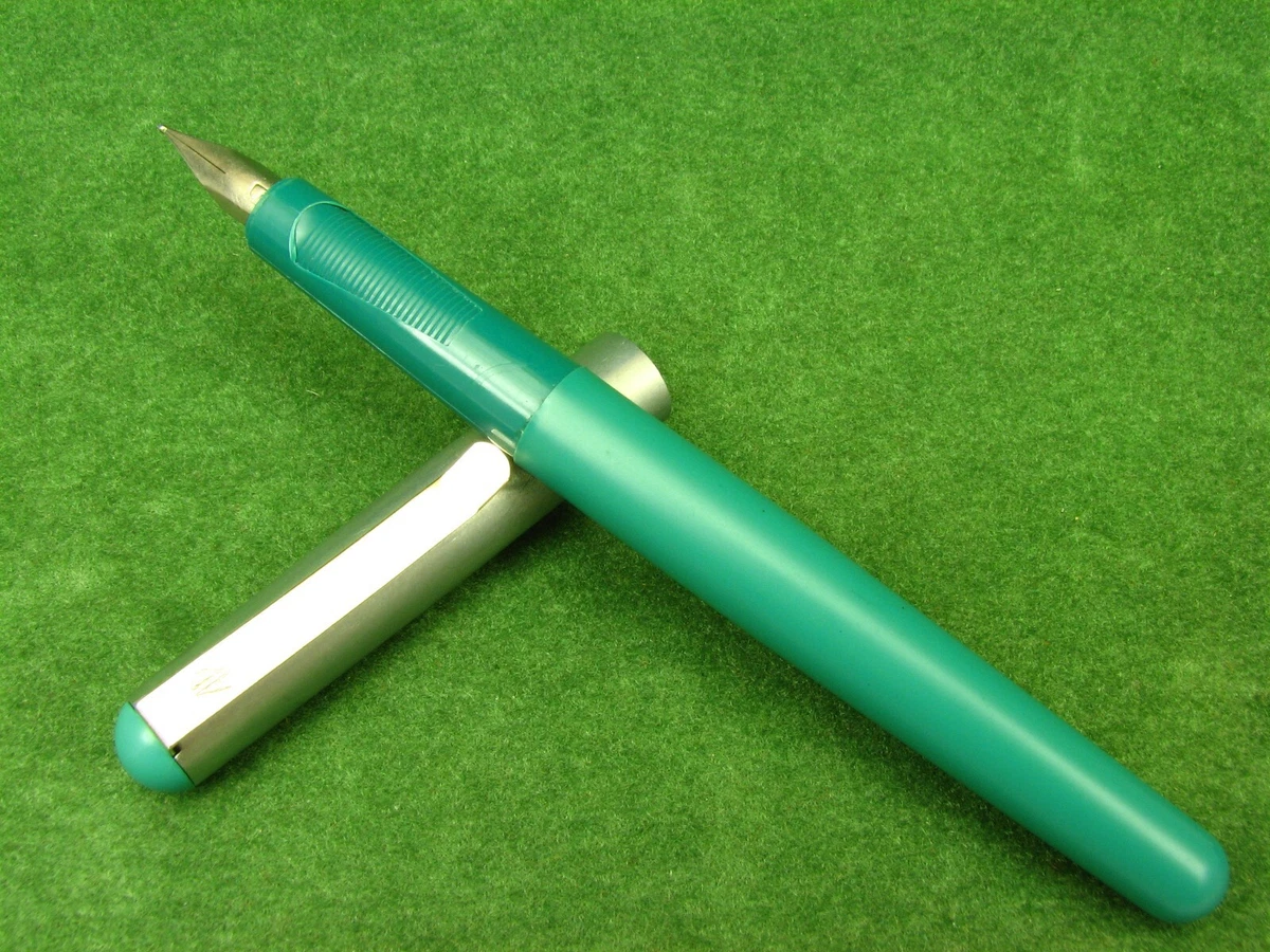 Stylo Plume Vintage Russie Record 66 Effet Marbre Vert - Occasion, Collection écriture