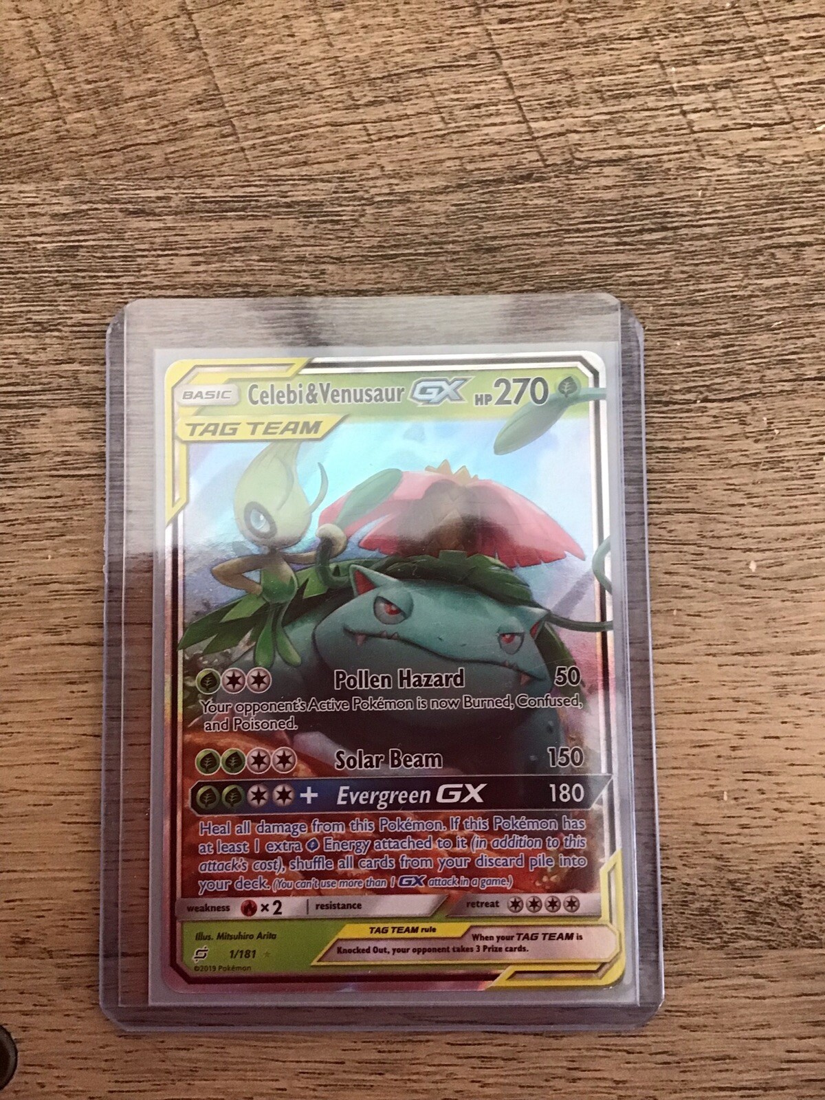 Venusaur & Snivy GX 1/236 1/81 Celebi And Venu Pokemon TCG Ultra Rare