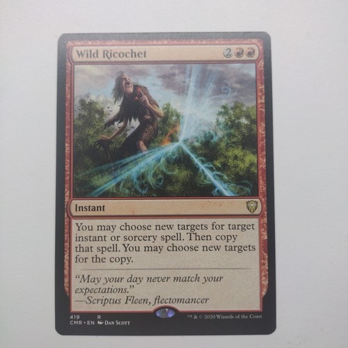 Wild Ricochet | MTG | CMR | 419 | Same Day Shipping! | eBay
