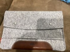 Pack Smooch Wool and Leather Gray Tablet Case