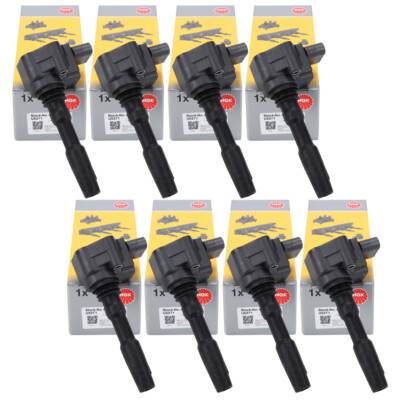 8x NGK 48887 U5271 Zündspule für AUDI S6 RS6 C7 S7 RS7 4G A8 4.0 TFSI S8 4H
