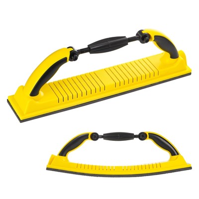 Hand Sanding File Block, Adjustable Radius Flex Longboard Sanding Block with ...