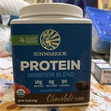 Sunwarrior Protein Blend 13.2 Oz, Exp 03/26