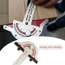 T-type Woodworker Edge Ruler Adjustable Protractor Multifunctional Angle Finder