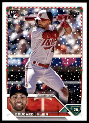 Edouard Julien 2023 Topps Holiday #H69 Minnesota Twins