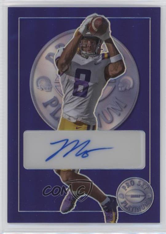 2024 Leaf Pro Set Metal Purple Prismatic /10 Malik Nabers #PL-MN2 Rookie Auto RC