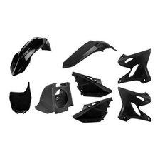 Kit plastique carénage polisport Restyling Noir 8 pièces Yamaha YZ 125-250 02-20