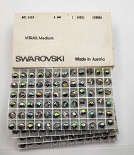 Factory Pack Swarovski Crystal Vitrail Medium 8mm Disco Ball Round 5003 Beads