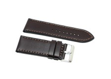 Cinturino orologio cuoio testa di moro tranciato vera pelle 28mm tipo panerai