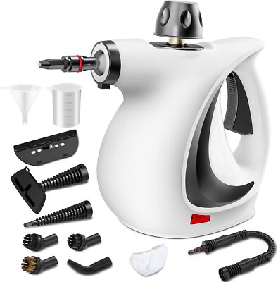 Handheld Steam Cleaner, Portable Steamer with Large Capacity,11-Piece Accessory