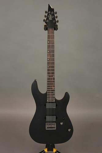 Cort KX500 Grabado Caoba Ceniza Burl Top Fishman HH Super Stratocaster 24F - Imagen 2 de 5