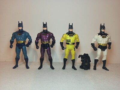 Kenner Batman 1989 Batman Returns 1992 Vintage Michael Keaton 4 Figuren Lot 