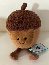 JELLYCAT  I AM AMUSEABLE ACORN BRAND NEW WITH TAGS GENUINE A6AC