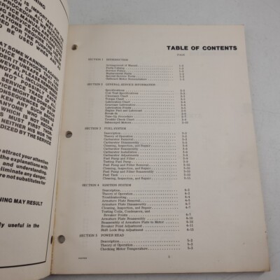 メイアップ Evinrude Service Manual 1976 15 HP Model 15604 15605 15654 15655