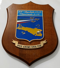 Crest in Legno Aeronautica Militare 134^ Squadriglia R.R. Distaccamento A.M.