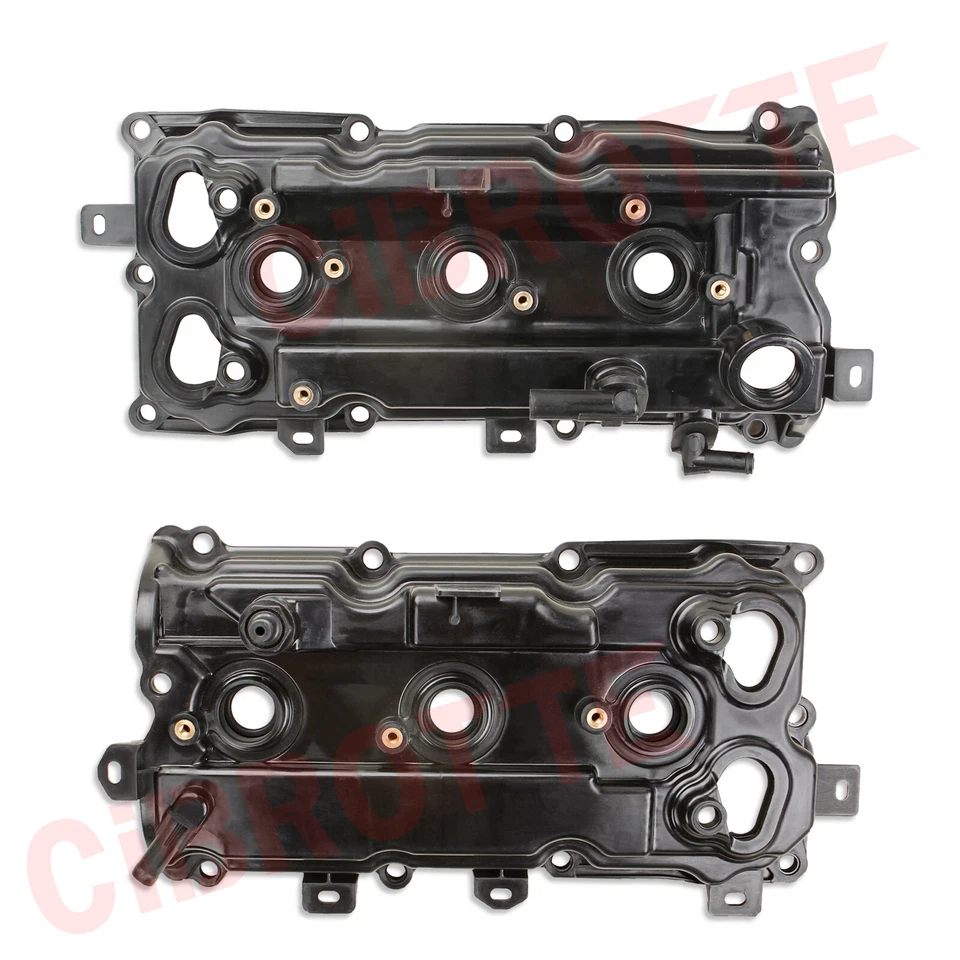 Cubierta de válvula 2 piezas con junta y tapa para 09-20 Nissan Máxima Murano Infiniti QX60🏅 Foto 4 de 4