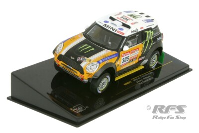Mini All 4 Racing Rallye Rally Dakar 2012 Nani Roma Perin 1:43 IXO RAM 573
