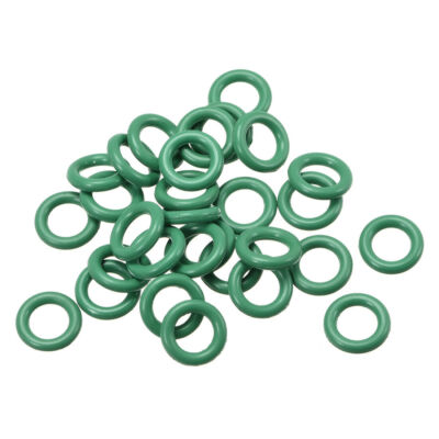 30pcs 9mm x 1.9mm Rubber Seal O-Ring Sealing Ring Heat Resistant Green