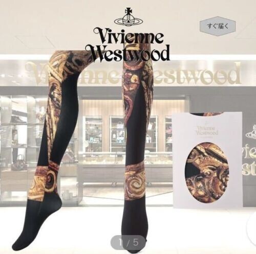 ‧˚₊*̥✧ vivienne westwood tights Vivienne Westwood tights New double register race Size M