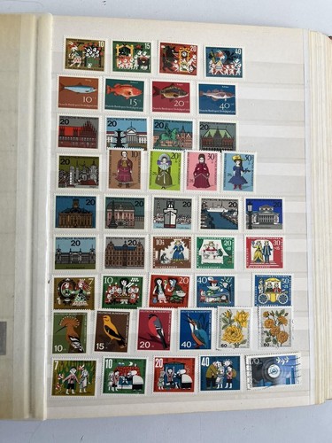 Germany Postage Stamp Collection Album 1970 Pieces 012 - Deutsche Briefmarke - Picture 22 of 24