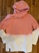 Ampersand Ave Singlehood Dip Dye Pink Womens Sweatshirt Hoodie Size XL NWT