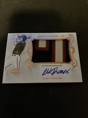 2018 Leaf Trinity Auto Patch ALEK THOMAS ARIZONA DIAMONDBACKS Autograph 260223