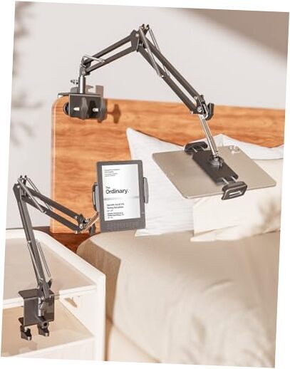Kindle Tablet Holder Stand for Bed Desk iPad and Reading Accessories  -image