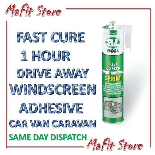 WINDSCREEN 1 HOUR SEALANT GLASS BONDING ADHESIVE GLUE CAR VAN T5 FAST