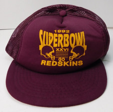 Vintage Go Redskins Washington Redskins 1992 Super bowl Hat / Cap