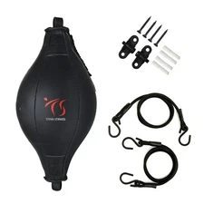 TS Boxing Double End Bag MMA Punching Ball Floor to Ceiling Speed Bag with Ropes