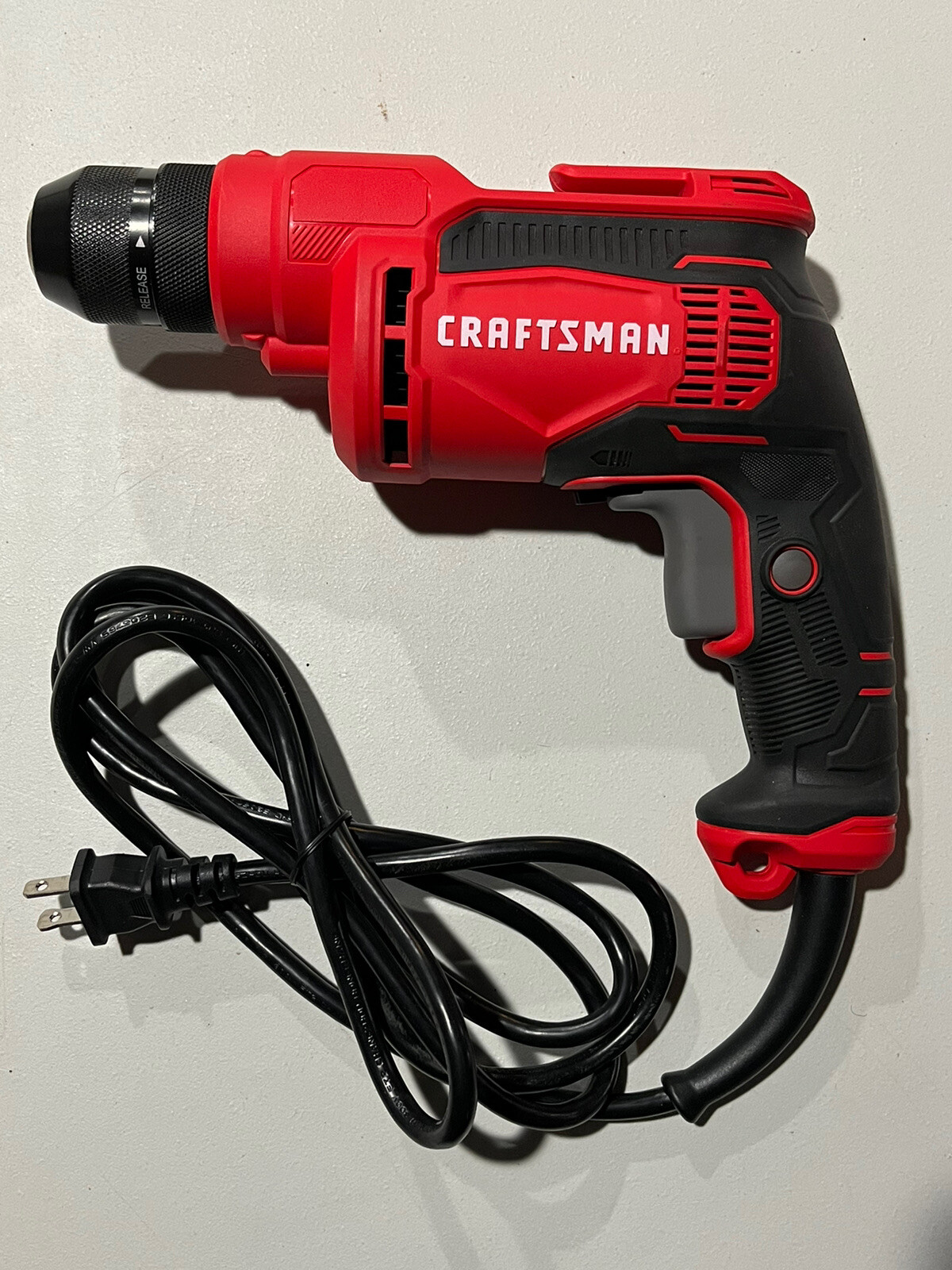 CRAFTSMAN 7Amp 3/8in Keyless Corded Drill *NEW* CMED731 eBay