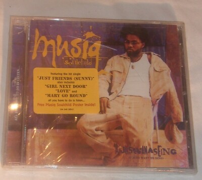 MUSIQ SOULCHILD AIJUSWANASEING CD NEW SEALED POSTER INSIDE WITH