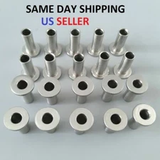 10 T316 Stainless Steel Cable Railing Protective Protector Sleeve 1/4" Cable