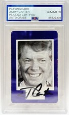 Jimmy Carter Signed Trading Card 1993 Face To Face Autographed POTUS PSA/DNA