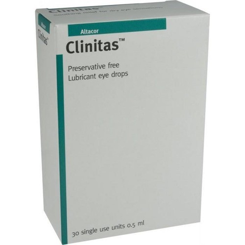 Clinitas 0.4 Perservative Free Eye Drops 30x0.5ml Sodium Hyaluronate