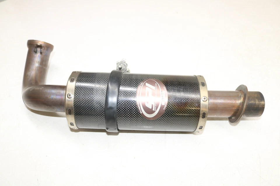 2016 Polaris Axys Pro Rmk 800 155 SPI Exhaust Silencer Muffler Pipe Carbon Fiber - Image 2 of 4