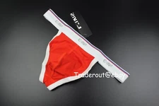 C-IN2 men Riley Red ThrowBack cotton G-string Thong underwear size S M 