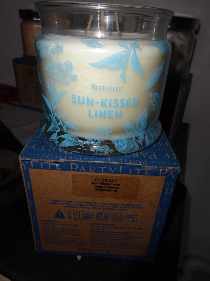 PARTYLITE   AU CHOIX  2  POTS  A  BOUGIE  3  MÈCHES  PLUSIEURS  SENTEURS" NEUF - Photo 4/4