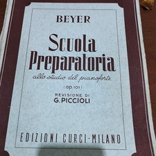 BEYER Scuola Preparatoria del Pianoforte op.101 ed. Curci