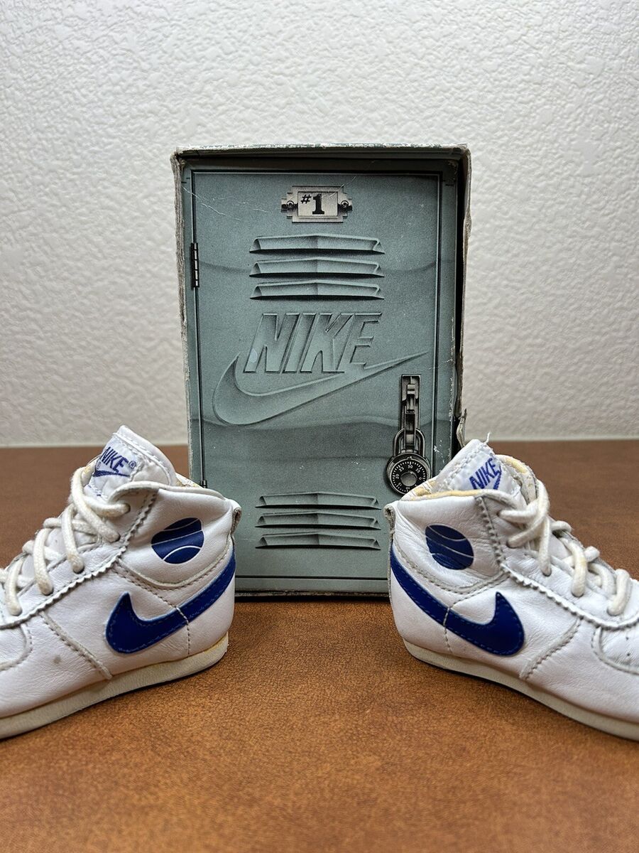 VTG 1985 Nike Infantry Shoes Infant 2 OG Box 8505 1980's VTG 1985 Nike Infantry Shoes Infant 2 OG Box 8505 1980's