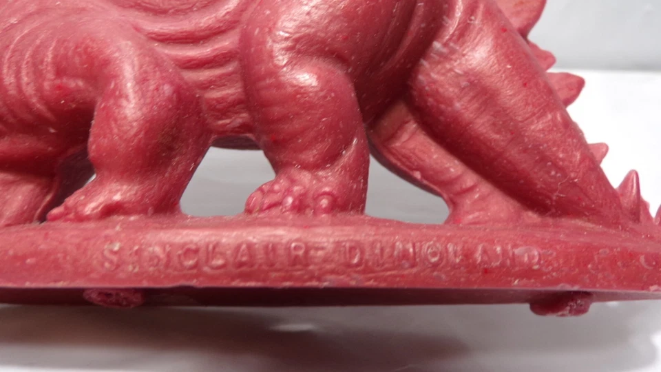 60's Mold-A-Rama Sinclair Dinosaur  Stegosaurus Sinclair Oil  (N66J) - Image 3 of 4