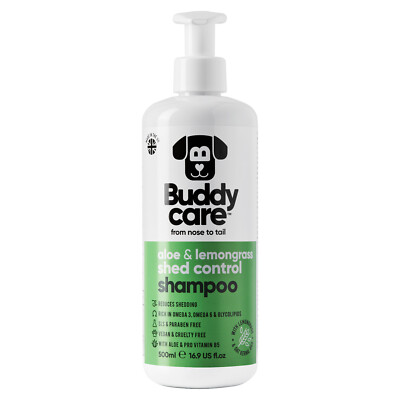 Buddycare Shed Control Dog Shampoo Aloe Lemongrass