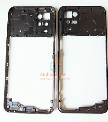 Telaio Centrale Originale Per OPPO A54s (CPH2273) – Cornice Nera, Ricambio Nuovo