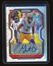GRANT DELPIT 2020 PANINI PRIZM ROOKIE AUTOGRAPH RC AUTO *CLEVELAND BROWNS*