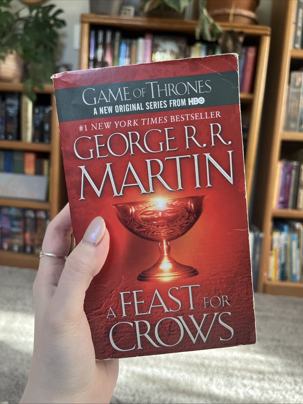 Signed 1st Edition A Feast for Crows by George RR Martin Hardcover