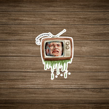 Retro TV Sticker - Funny Crying Man You Can't Do That On Television #132