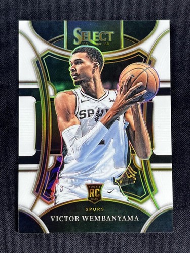 2023-24 Panini Select Victor Wembanyama #311 Mezzanine White Color Match RC /149