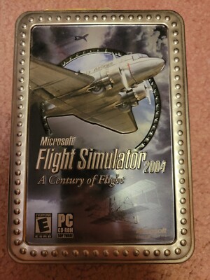 Microsoft Flight Simulator 2004: A Century of Flight (PC: Windows, 2003) W/ Tin